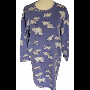 Woolrich polar bear warm nightgown size Medium